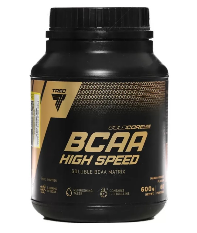 بی سی ای ای های اسپید ترک نوتریشن 600 گرمی | BCAA HIGH SPEED TREC NUTRITION 600 gr